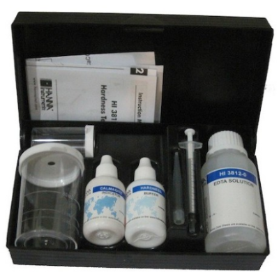 Bộ dụng cụ đo độ cứng tổng (0-300mg/L) kèm thuốc thử 100 lần đo  HI3812 HANNA Instrusment