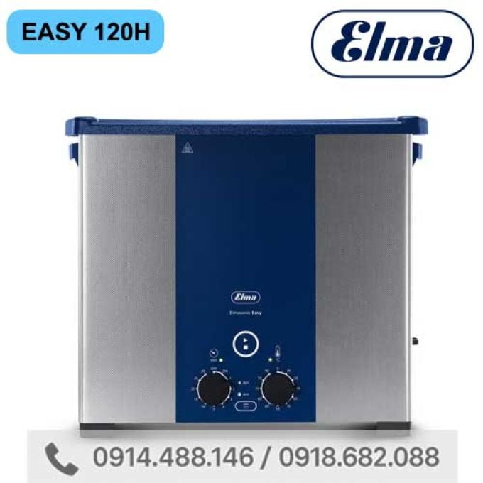 Bể rửa siêu âm gia nhiệt 12,9 lít ELMA EASY 120H