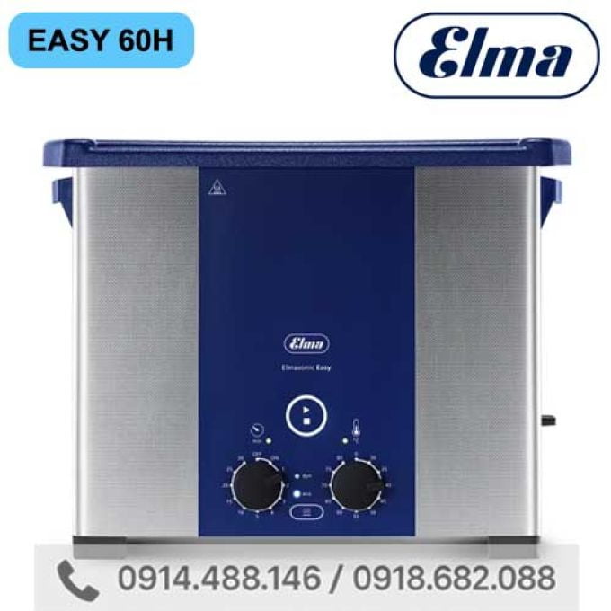 Bể rửa siêu âm gia nhiệt 5,9 lít ELMA EASY 60H