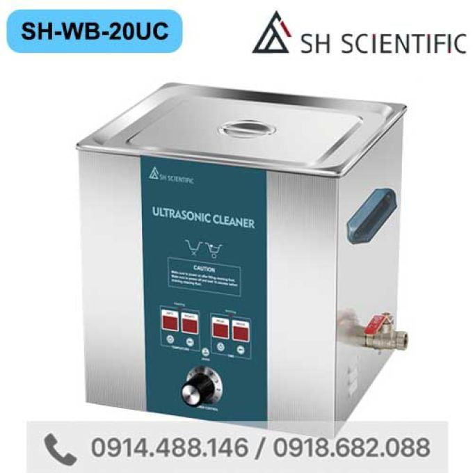 Bể Rửa Siêu Âm Đa Năng 20 lít SH SCIENTIFIC SH-WB-20UC