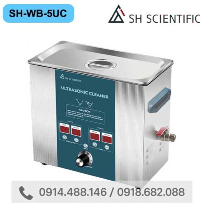 Bể Rửa Siêu Âm Đa Năng 5 lít SH SCIENTIFIC SH-WB-5UC