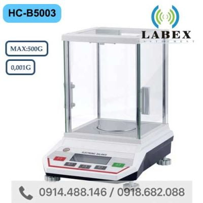 Cân phân tích 3 số lẻ LABEX HC-B5003 (500g/0.001g)